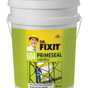 Dr. Fixit 604 Primeseal – External Wall Waterproofing Primer (White, Matte Finish)